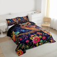 thumbnail image 3 of Feelyou Bohemian Owl Child Twin Comforter Sets, Vintage Jungle Flower Bedding Set, 2-Piece, 3 of 8