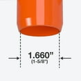 thumbnail image 6 of FORMUFIT PVC Fitting, Standard Tee , Furniture Grade, 1-1/4" Size, Orange, 4-Pack (F114TEE-OR-4), 6 of 7