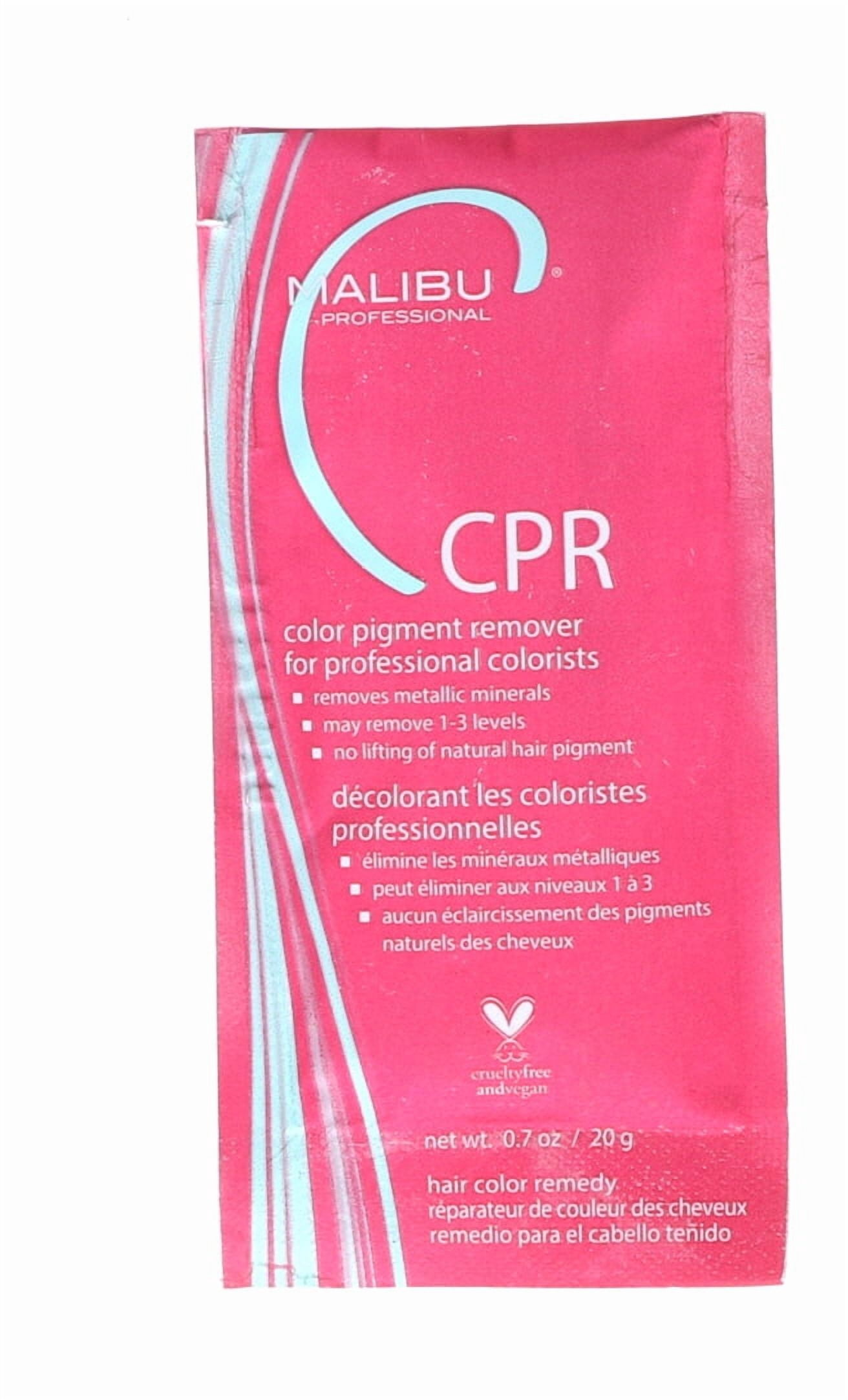 Malibu Color Pigment Remover Hair Color Remedy, 0.7 oz Pack of 6
