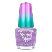 (2 pack) L.A. COLORS Mermaid Magic Nail Polish, Charms, 0.44 fl oz