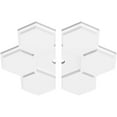 thumbnail image 2 of 16"OD x 1"ID x 5 1/2"C x 1"P Daisy Architectural Grade PVC Contemporary Ceiling Medallion, Two Piece, 2 of 4