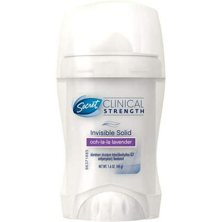 Secret Clinical Strength Ooh-La-La Lavender Invisible Solid Antiperspirant/Deodorant, 1.6 oz