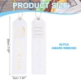 thumbnail image 2 of Uxcell 50Pcs Award Ribbons Prize Medal Ribbon with Event Card and Ropes for Celebrations White, 2 of 7