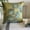 2. Green (Peacock Abstract), variant on The HomeCentric Euro Sham, Green European Shams Pack of 2, 26x26 inch (65x65 cm), Linen Euro Pillow Covers, Striped, Modern European Sham Pillow Covers Easter - Misty Green