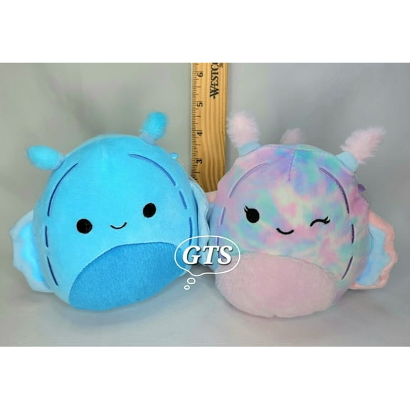 Squishmallow 5" Dottie and Josa Sea Slugs 2 PC Sea Life Plush Bundle