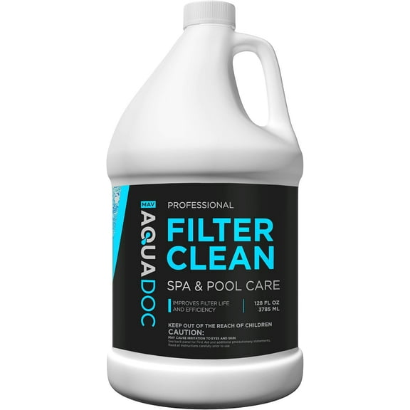 MAV AQUADOC Filter Clean Spa & Pool Care 1 Gallon