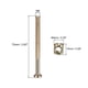 thumbnail image 3 of Uxcell M6 x 2.76'' Juego de tornillos de muebles con tuercas, tornillo de socket hexagonal con tuercas de barril, 6 juegos, 3 of 5
