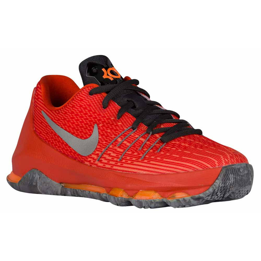 Nike Youth Boys KD 8 Basketball Shoes Orange/Grey