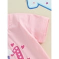 thumbnail image 6 of Jxzom Infant Baby Boy Girl My First Easter Outfit 0 3 6 12 18 Months Bunny Carrot Romper Long Sleeve Crewneck Sweatshirt Bodysuit, 6 of 8
