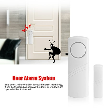 Wireless Door Alarm,Sonew Wireless Home Window Door Entry Anti-Theft Anti-Burglar Security Alarm System Magnetic (Best Security For Windows 7)