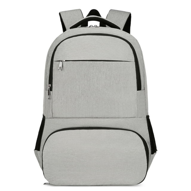 Mochila Oxford para Almuerzo Almacenamiento Impermeable Accesorios para Exteriores (gris Claro)