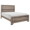 thumbnail image 1 of Lexicon Beechnut Contemporary Raised Panel Wood California King Bed in Natural, 1 of 4