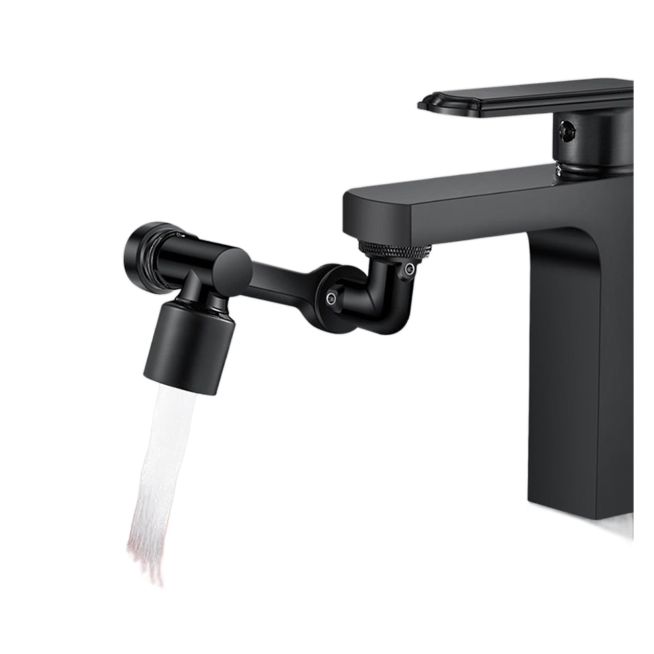 Universal Faucet Extenders Aerator Washbasin Tap Extension Splash Filter Bubbler Nozzle Robotic Arm Kitchen Tap Extender ,Easy to Use