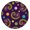 Mandala, variant on Tablecloth Vintage Traditional Mandala Pattern Waterproof Elastic Round Cover with Back for Relaxation