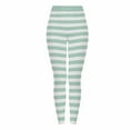 thumbnail image 2 of Abomasnow Leggings for Women High Elastic Waist Yoga Pants Halloween Stripe Print Stretchy Tights S-3XL, 2 of 9