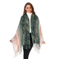 thumbnail image 3 of FORMRS Womens Scarf Winter Soft Long Big Warm Shawls Wrap Tassel Scarves, Mountains at Dawn, 3 of 9