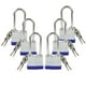 thumbnail image 1 of Candados SEPOX Acero Resistente Largo con Llaves Iguales Paquete de 6, 1 of 9