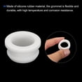thumbnail image 4 of Uxcell 6Pcs Snap Rubber Grommet Plug Mount Dia 23mm ID 18.5mm Seal Anti-Scratch Electrical Box Cable Pipe White, 4 of 6
