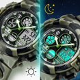 thumbnail image 3 of Kids Digital Sport Watch, Waterproof Outdoor Watches for Boys Girls Analog Wrist Watches with Alarm Stopwatch for Age 5-12 Christmas Gift for Kids, 3 of 7