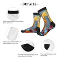 thumbnail image 4 of Vsdgher Refreshing Fruit Infused Drinks Unisex Crew Socks Lightweight Breathable Ventilation Ankle Socks, Mid-calf socks for Daily, 4 of 7
