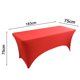 thumbnail image 2 of [6 pies] Funda para mesa de patio elástica rectangular, ajustada, lavable y resistente a las arrugas para eventos, bodas, banquetes y fiestas, 2 of 5