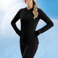 thumbnail image 6 of Women's UPF 50+ Tops Hooded Pullover Tops with Thumb Hole UV Protection Lightweight Sun Hoodie Hiking Quick Dry Outdoor Sweatshirt Upf 50 Long Sleeve Women 2026 Summer Beach Vacation Outfits, 6 of 9