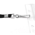 thumbnail image 3 of Badge Lanyards for ID Name Badge Holder/Name Tags (50Pcs, Black), 3 of 5