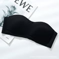 thumbnail image 1 of Sujetador de verano sin costuras, de doble uso, antideslizante, sin tirantes, para mujer, con pequeño escote levantado, transpirable, fino, circunferencia del busto invisible, 1 of 4