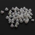 thumbnail image 3 of 50x Plastic Round Shaped Cover Screw Cap Lid White & 10 Pieces Magic Sponge Eraser Kitchen Duster, 3 of 7