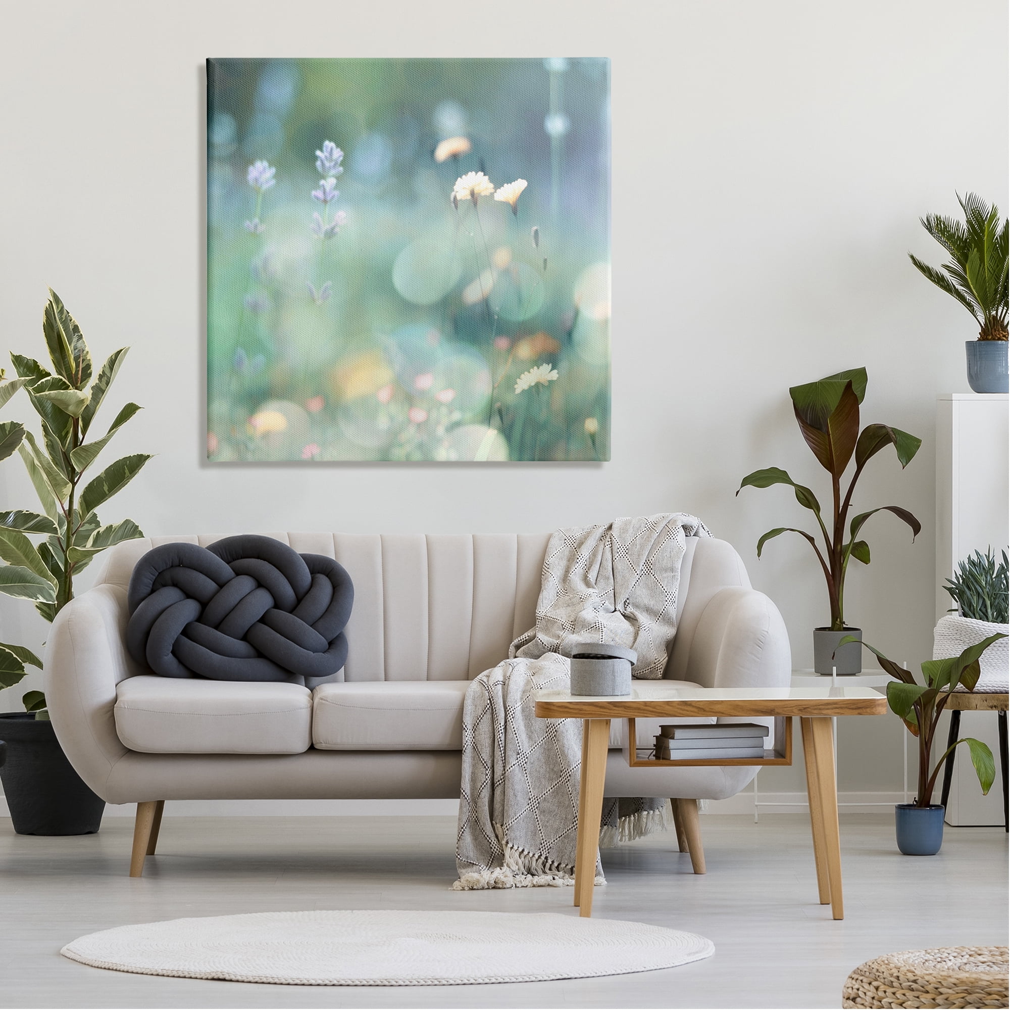 Stupell Industries Cottage Meadow Photography Botanical & Floral Photography Gallery Wrapped Canvas Art Print Wall Art, 36 x 36