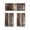 Multicolor, variant on Cevemin 3 Pcs Kitchen Curtains Set Abstract Art - Nylon Valance Window Filtering And Heat Insulating Curtains for Home Basement Coffee House Decor