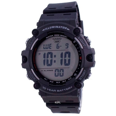 Casio Orologio Digitale Uomo AE1500WH-1AV – 100m Impermeabile, Batteria 10 Anni, Ampio Display LED - 2