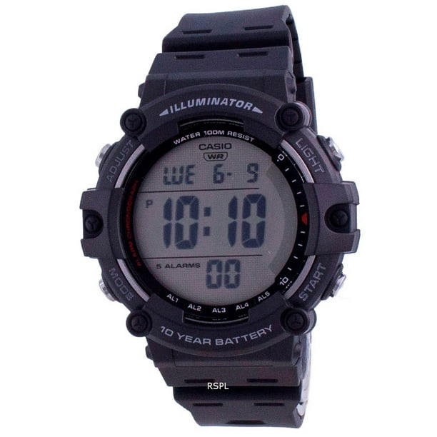 Casio Youth Illuminator Digital AE-1500WH-1A AE1500WH-1A 100M Men's Watch