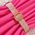 thumbnail image 5 of Girls Dresses 11-12 Years Solid Color Hanging Neck Waist Collection Princess Fashion Outwear A Line Hot Pink Sundress, 5 of 5