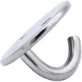thumbnail image 3 of 6 Pieces Ceiling Hook M5 Open Hook Makes Eye Plate Anchor Stainless Steel Eye Hook Plate for Hanging, 3 of 5