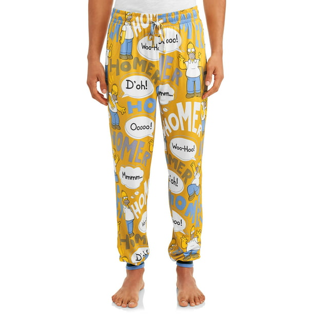 The Simpsons - Simpsons Men's Hecka Homers Sleep Pants - Walmart.com ...