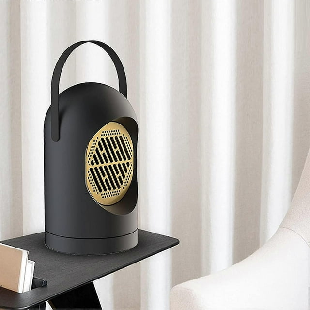Space Heating, 350w Portable Indoor Electric Heater With Thermostat, Rapid Heating Ceramic Bedroom