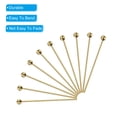 thumbnail image 4 of 200Pcs Gold Ball Head Pins 45mm Wire Head Pins 24 Gauge Brass Head Pins for DIY Craft Jewelry Making, 4 of 7