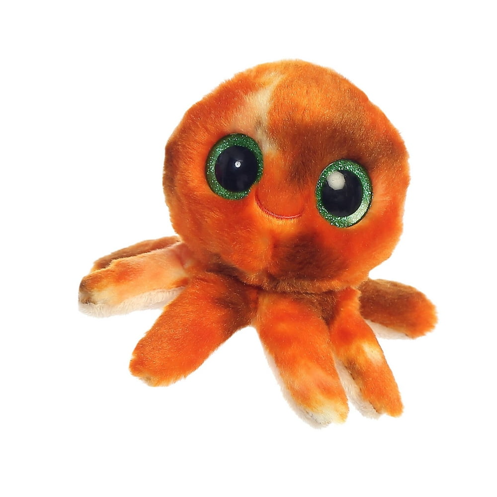 octopus plush blue and pink