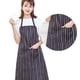 thumbnail image 4 of Wosthever Chefs Delantal Cocina Cocina Delantales DIY Pintura Babero Hogar Negro Blanco Raya Estufas de camping Tipo 2, 4 of 6