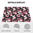 thumbnail image 3 of Fuzoiu Rose Flowers Print Absorbent, Reversible Microfiber Dish Drying Mat for Kitchen, Dish Drying Pad for Dishes, Utensils, Pots and Pans, Extra Large 18 Inch x 24 Inch, 3 of 7