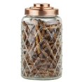thumbnail image 1 of HDS Trading GJ44502 Glass Jar With Copper Top, Large, 1 of 3