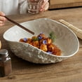 thumbnail image 2 of 2024 New Arrival Light Luxury Retro Style 8-Inch Large Ceramic Soup Plate with Luxurious Marble Pattern, Heat-Resistant & Durable, Ideal for Home, Hotel Use, Serving Soups/Stews, Elegant Dining Table, 2 of 6