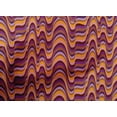 thumbnail image 3 of oneOone Cotton Poplin Fabric Waves Flame Stitch Decor Fabric Printed BTY 42 Inch Wide, 3 of 3