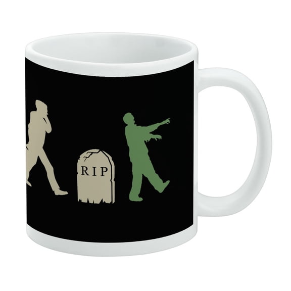 Zombielution Evolution White Mug