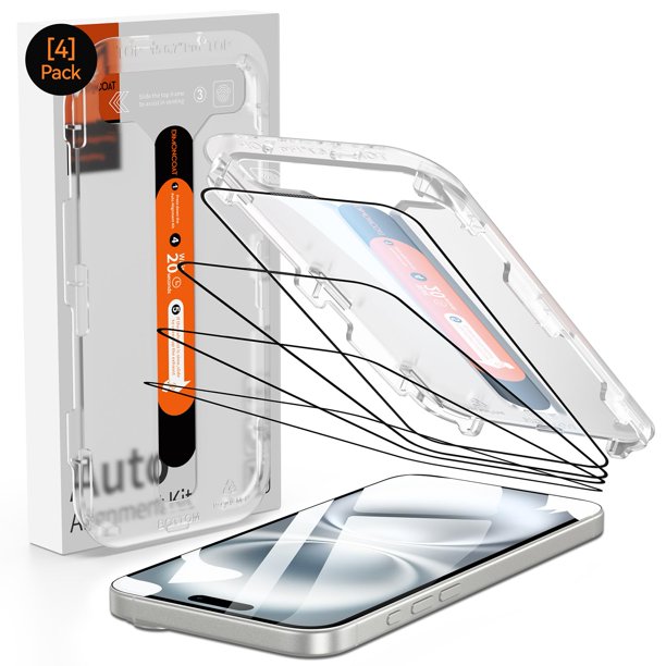 Protector de pantalla DIMONCOAT 9H+ Glass para iPhone 16 Plus