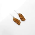 thumbnail image 3 of Natural Coquina Fossil Jasper - India 925 Sterling Silver Earrings Jewelry SDE62467, 3 of 5