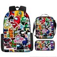 thumbnail image 1 of Space Werewolf Killing Among Us Backpack Three-piece Set Backpack Shoulder Bag Pencil Case Three-piece Set (Backpack + Shoulder Bag + Pencil Case), 1 of 1