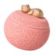 thumbnail image 5 of Contenedor de urna conmemorativa, tarro de almacenamiento decorativo de escritorio con tapa, resistente y compacto. Rosa, 5 of 9