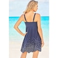 thumbnail image 2 of Swim 365 Women's Plus Size Floral Border Swim Dress, 2 of 5